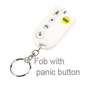Yale key fob with panic button